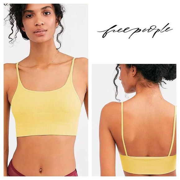 Free People Other - 🆕 FREE PEOPLE Andi Square Neck Seamless Bralette
